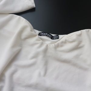 The "Elegant" Off-the-shoulder Crop Top